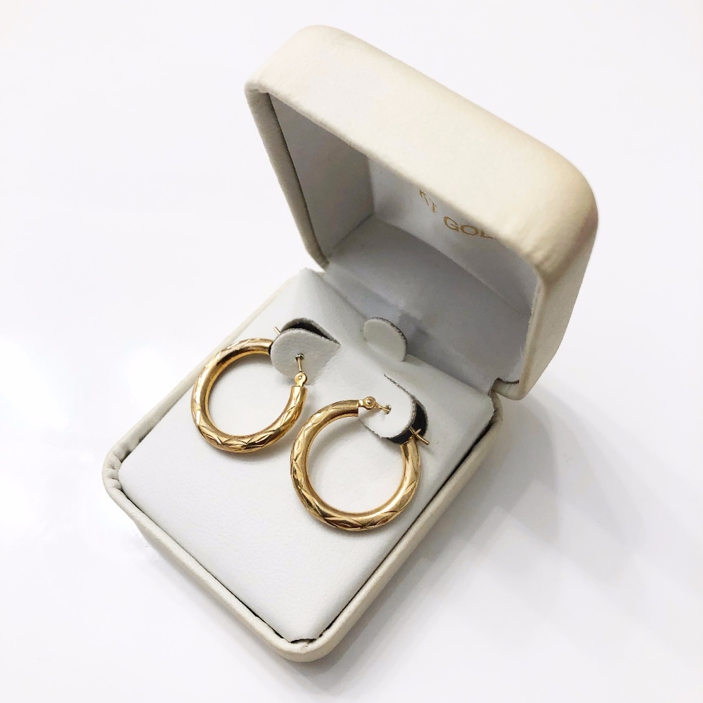 14KT Gold Hoop Earrings